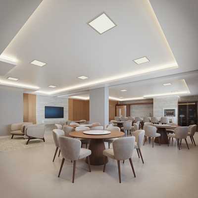 Salão de Festas (Decorado e Mobiliado)