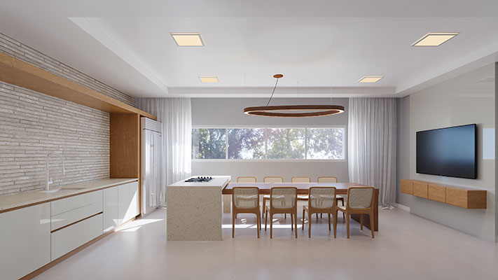 Espaço Gourmet (Decorado e Mobiliado)